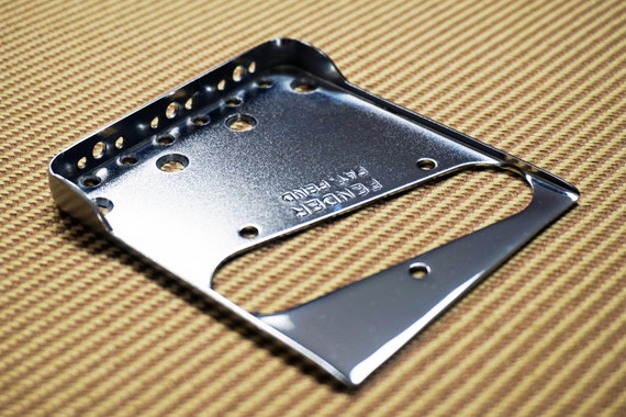 Fender Telecaster Bridge Plate w DBL lange inkepingen geboord