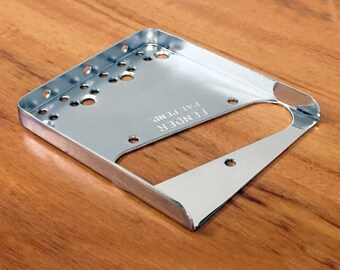 Fender Vintage Style Telecaster Bridge Plate Modified to fit an American Standard