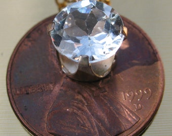 Ice Blue Crystal Necklace