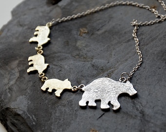 Mama Bear Necklace - Etsy UK