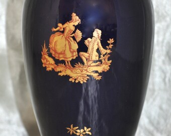 Haus Wohnen Large Floral Vase Limoges China French Provincial