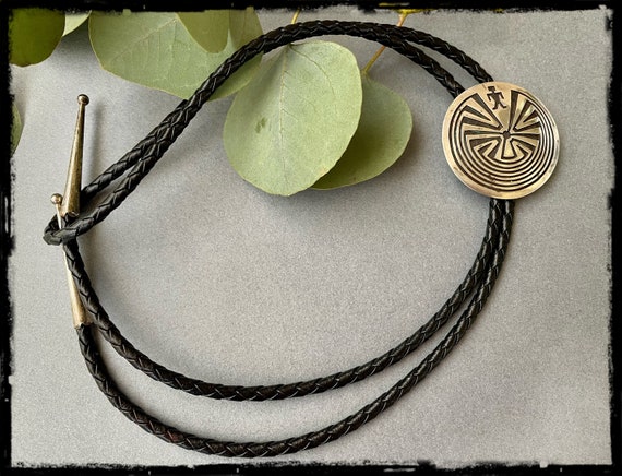 Nathan Fred Amazing Vintage Native American Hopi Sterling Silver Kokopelli Bolo Nathan Fred Amazing Vintage Native American Hopi Sterling Silver Kokopelli Bolo