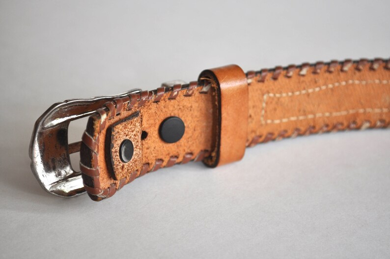 Vintage Torel Leather Belt Men/'s size 40100 Top Grain Cowhide