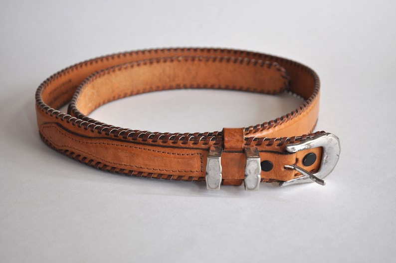 Vintage Torel Leather Belt Men/'s size 40100 Top Grain Cowhide