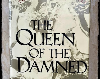 Vintage "The Queen of the Damned" by Anne Rice hardcover book 1988