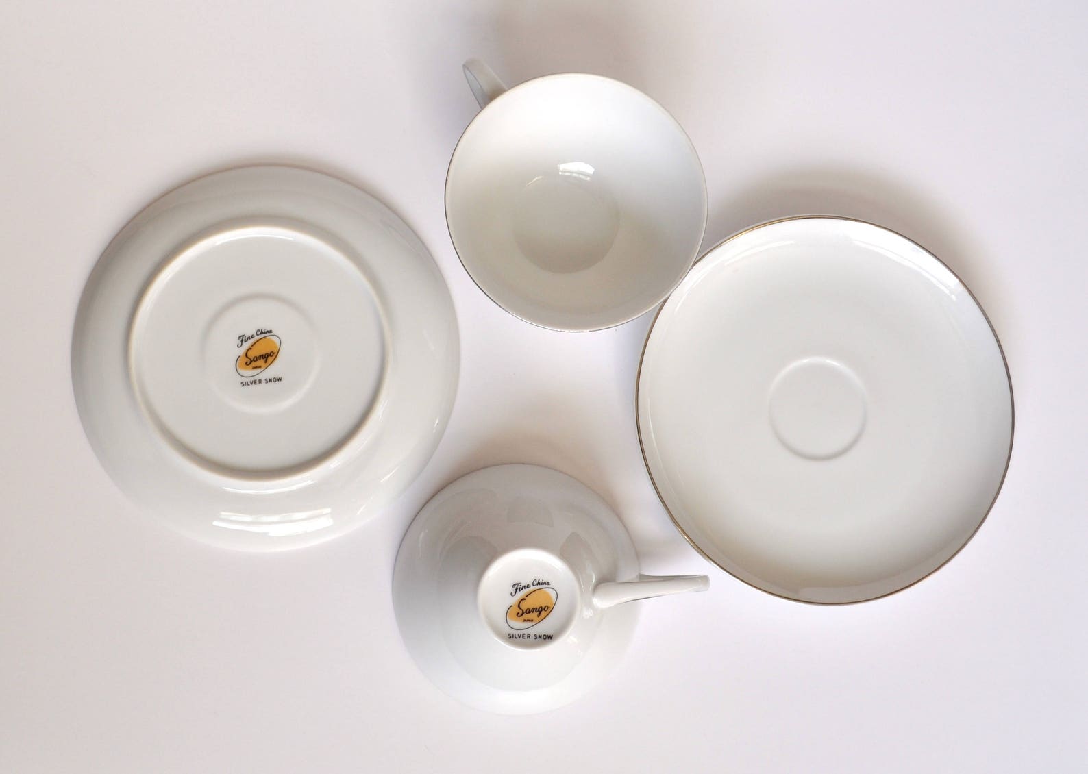 Vintage Fine China sango Japan Cup & Saucer Set of Etsy