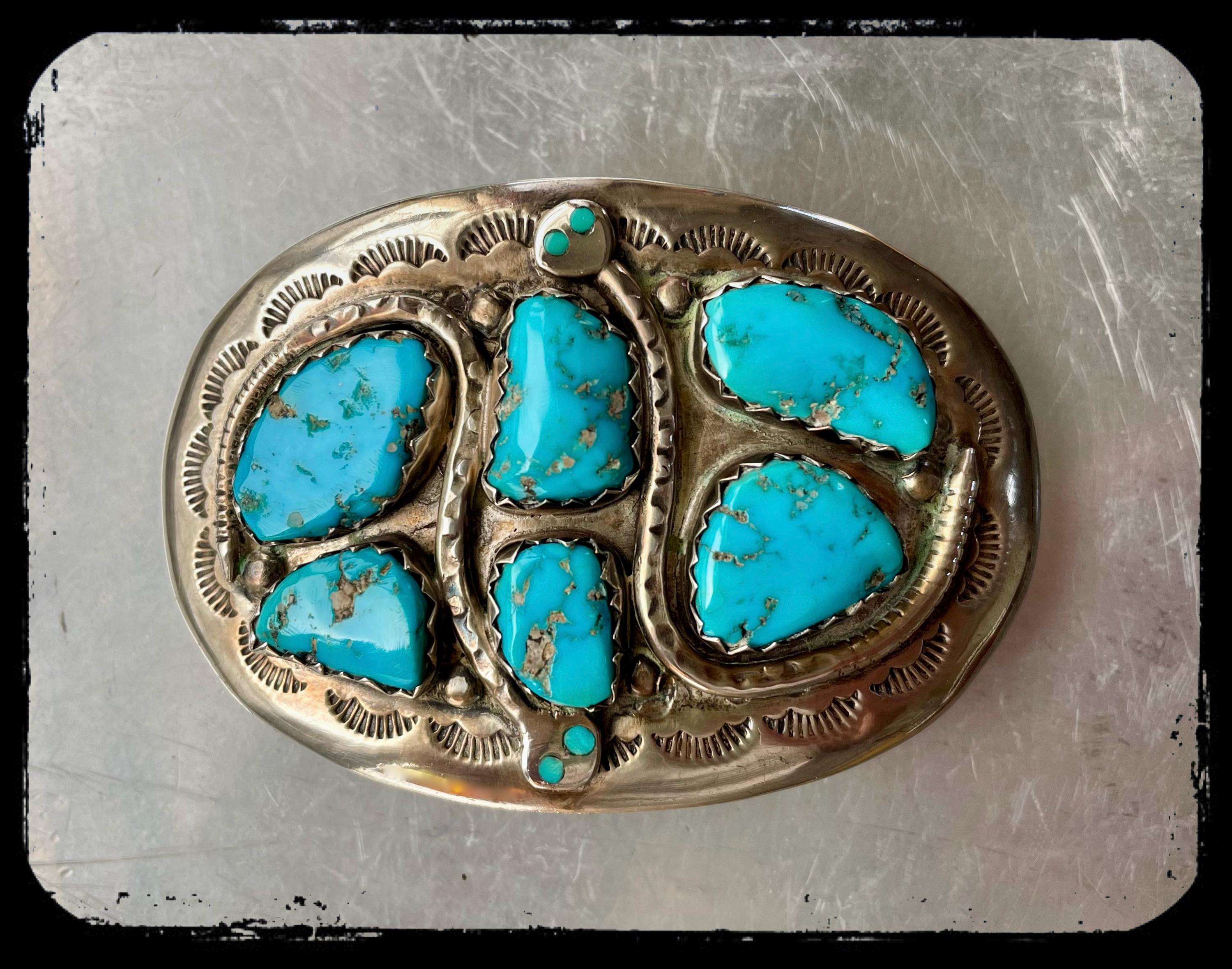 Zuni Snake Buckle - Etsy display picture 2