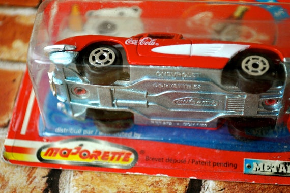 majorette corvette 58 coca cola