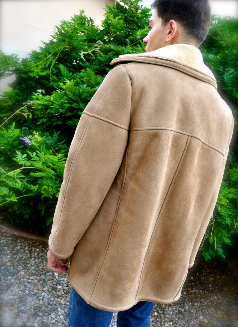 Vintage Scully Shearling Jacket Men S Size 42 Etsy