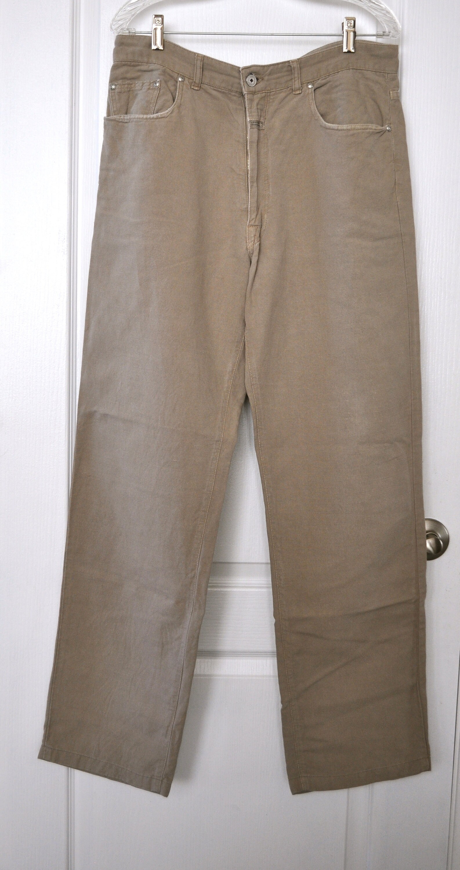 Vintage Marithe Francois Girbaud Linen Pants men size 37 made | Etsy