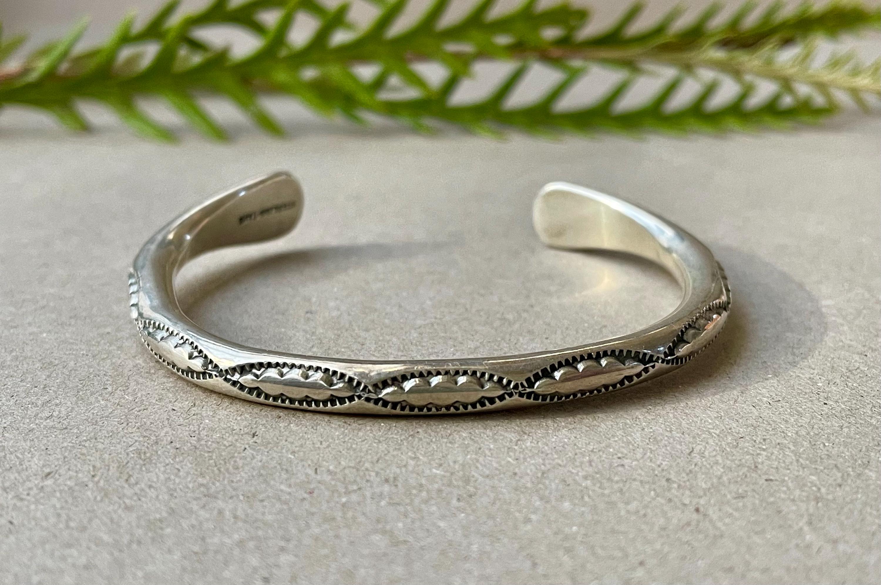 Sterling Cuff Vintage Native Flower - Etsy Sterling Cuff Vintage Native Flower - Etsy