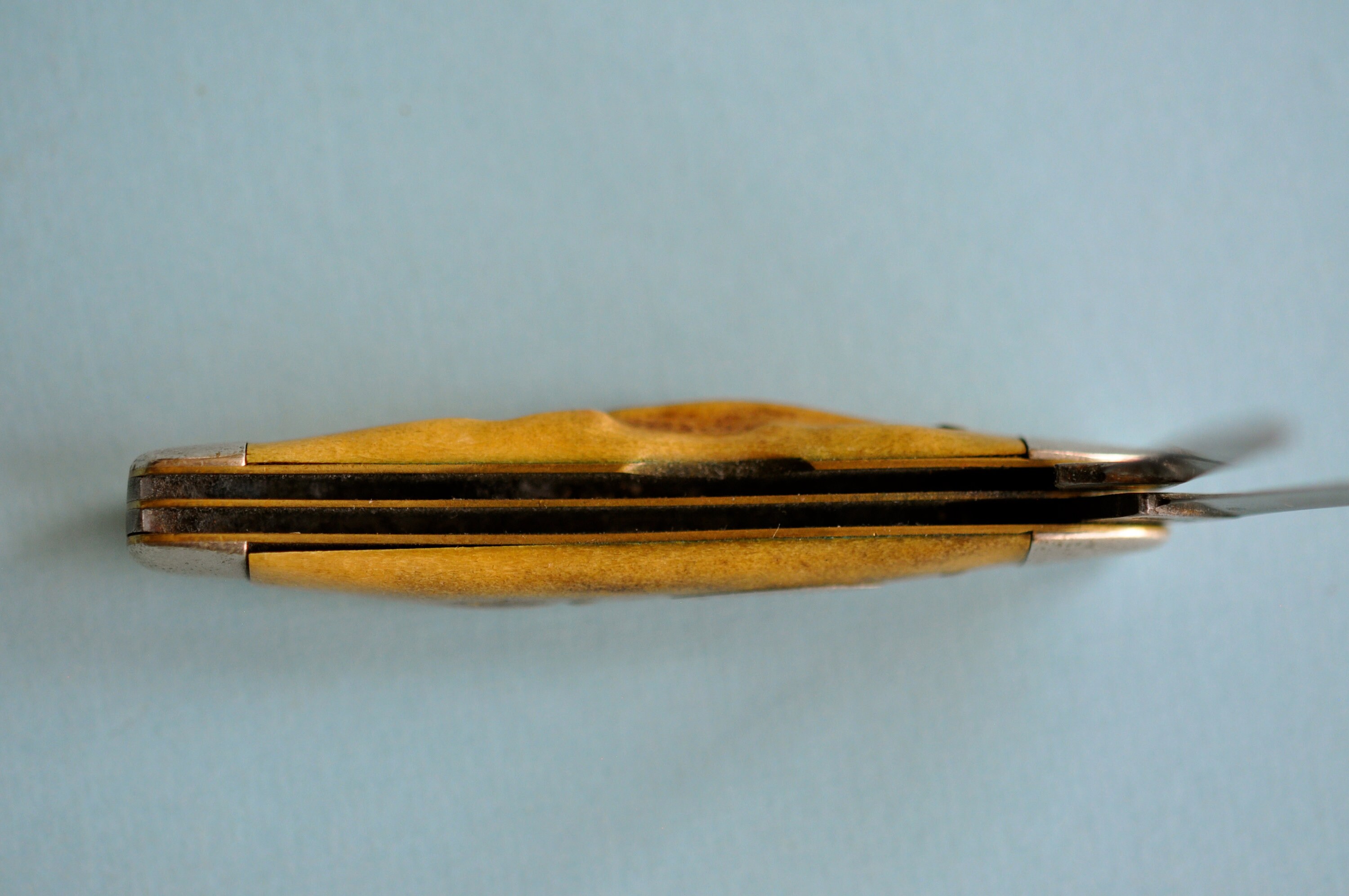 Vintage Case XX Peanut Pocket Knife 5220 Stag Handle USA (1964-69