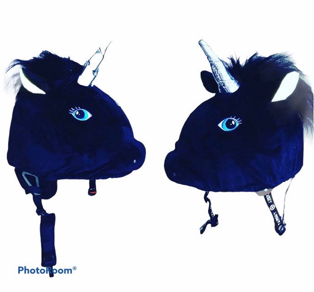 Unicorn Ski Helmet Cover, Equestrian Helmet Cover , Unicorn Hat Silk