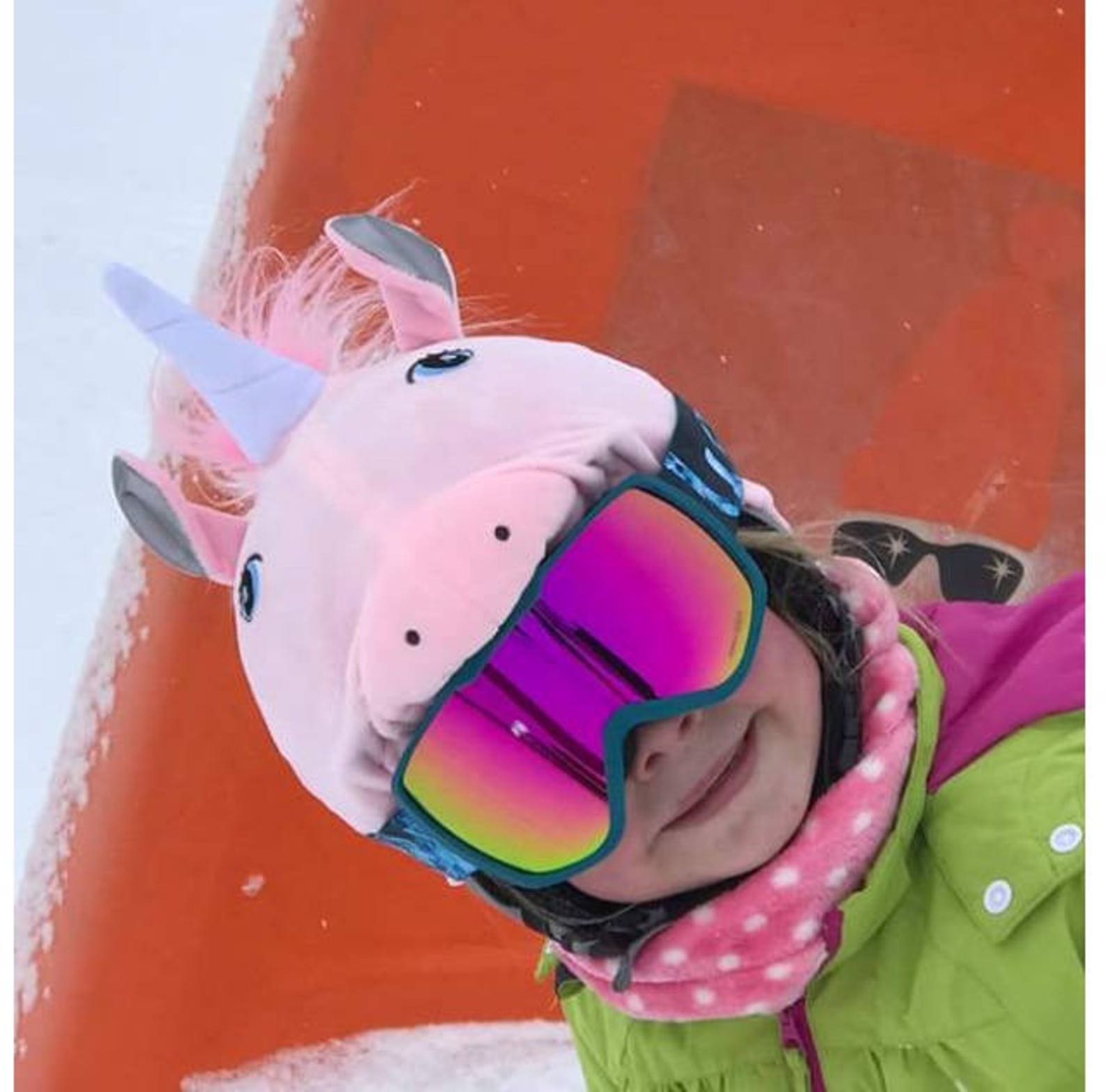 Unicorn Helmet Cover Unicorn Ski Topper Unicorn Equestrian Etsy