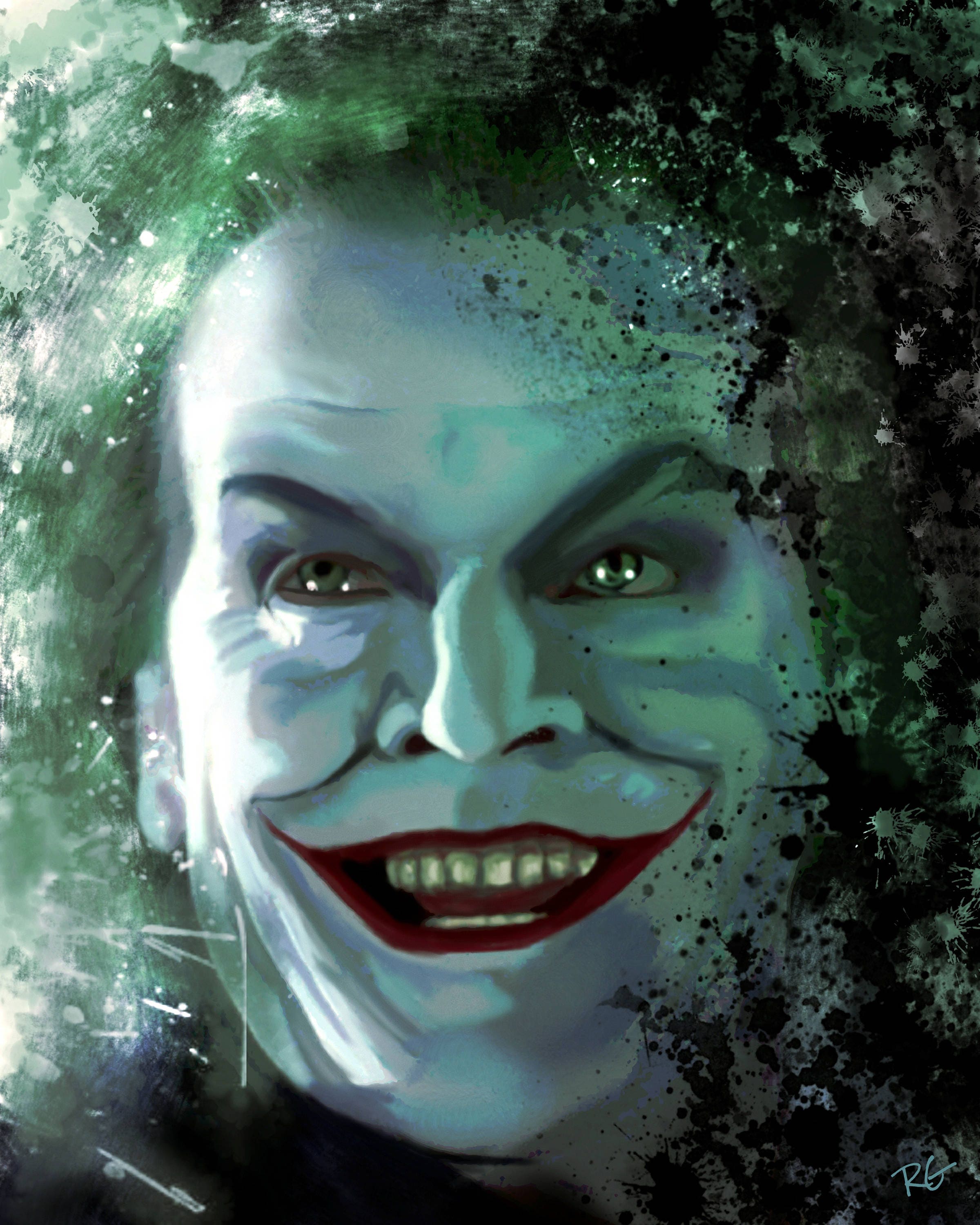 Jack Nicholson Joker 1989 Tim Burton's Batman DC Comics | Etsy