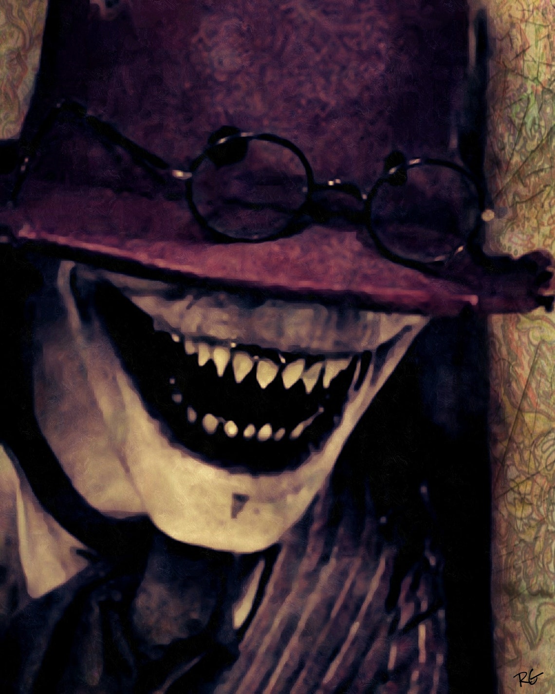 The Crooked Man From The Conjuring 2 Horror Movie Wall Art Etsy