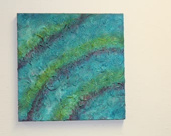 Abstract Acrylic Wall Painting on Wrapped Canvas- Infinity