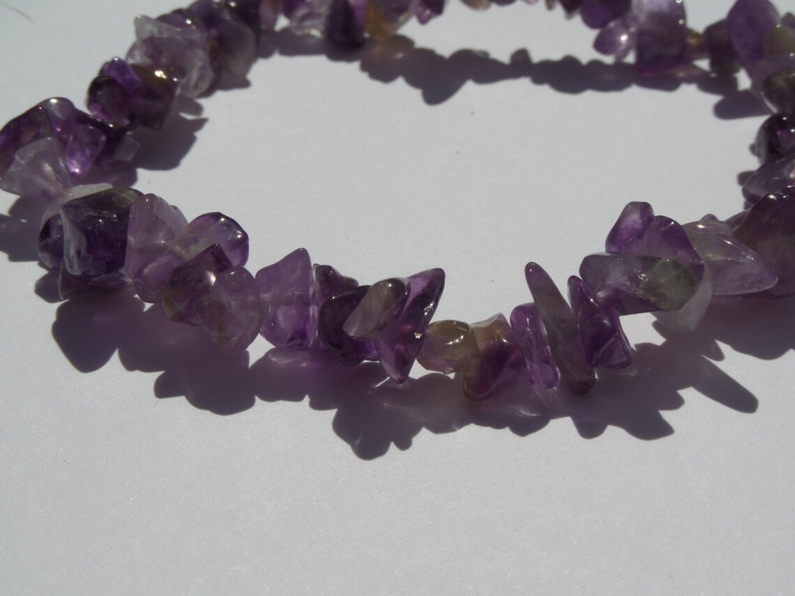Amethyst Bracelet Pisces Birthstone Bracelet Stretch Bracelet Etsy