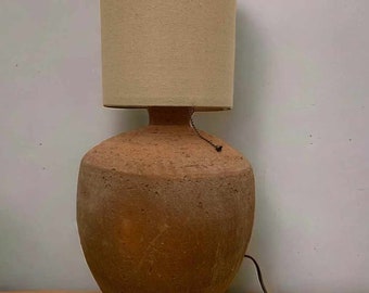 terracotta lamp