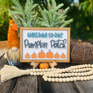 Personalized gifts - personalized Halloween sign - our Pumpkin patch - pumpkin patch sign - wall decor - home decor - Fall decor
