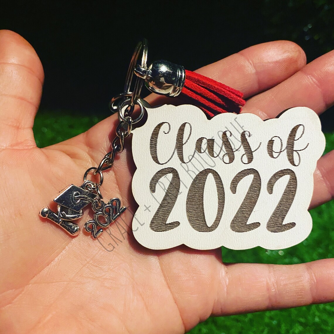 Class of 2022 Keychain With Charms and Tassel FREE SHIPPING 24 Etsy