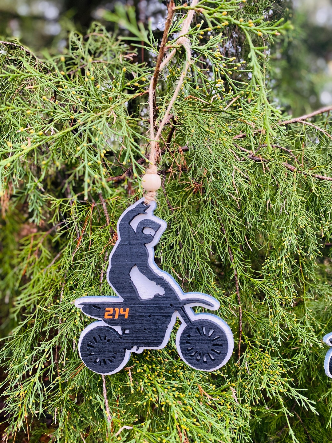 Dirt Bike Ornament, Motocross Ornaments, Motocross Personalized