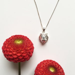 Sterling Silver Lion Pendant Necklace