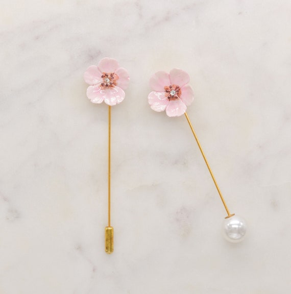Cherry on sale blossom brooch