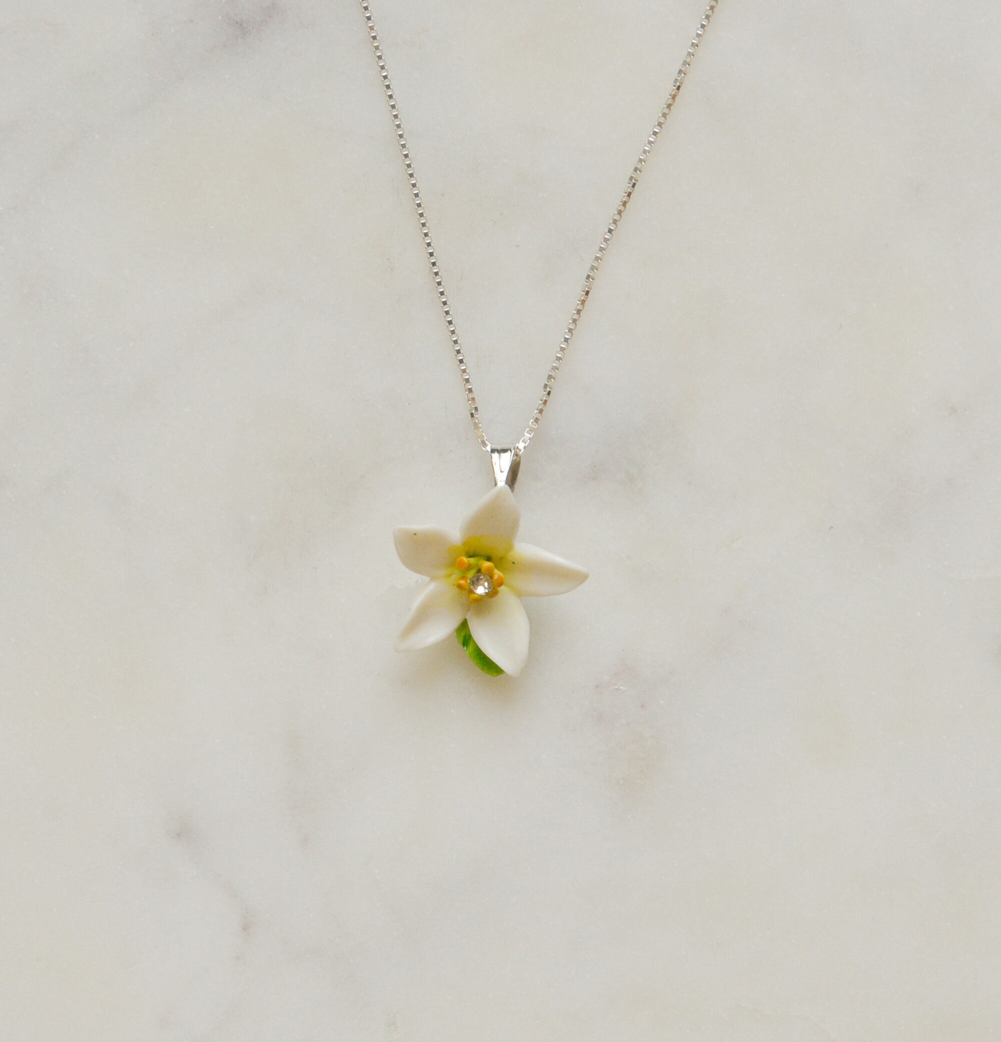 ★ PISCESS★ PP Flower Necklace Orange 5006699319 Pisces In Bloom Necklace