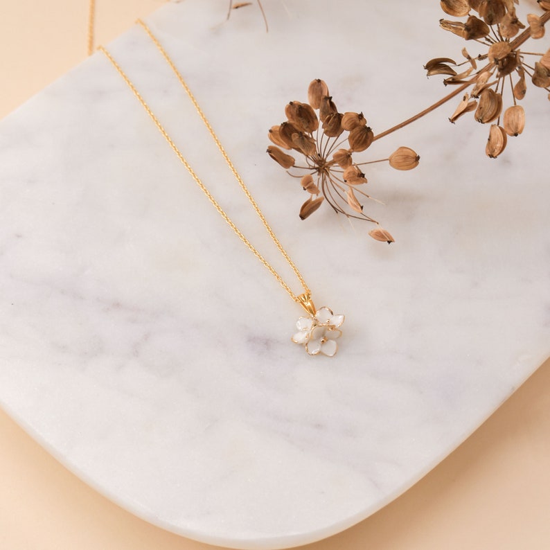 Forget me not Necklace And Earring/ Dainty Jewellery/ Wedding jewellery Set/ Flower jewellery/ Bridesmaid gift/Gift for her/Bridal Jewellery Necklace only