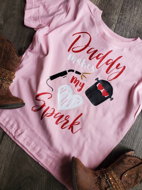 Download Daddy Makes My Heart Spark Svg Welder Daddy Svg Daddy Etsy