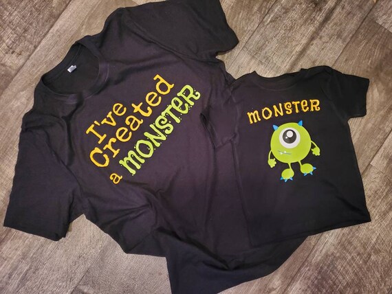 I've Created A Monster Shirt Set 