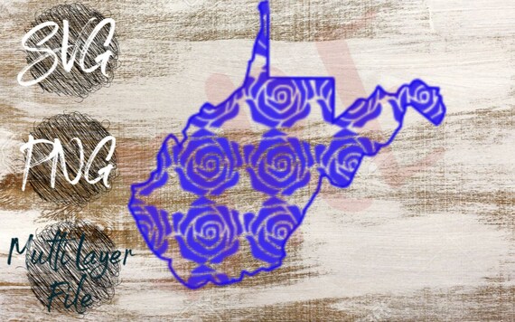 Download Wv Flower Svg West Virginia State Svg West Virginia Rose Etsy PSD Mockup Templates