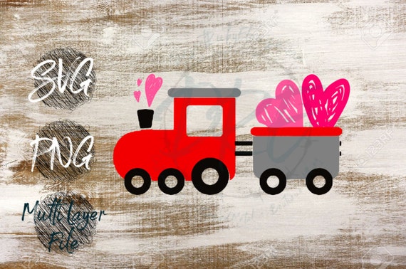 Download Loads Of Love Train Svg Train Heart Svg Kid Train Etsy