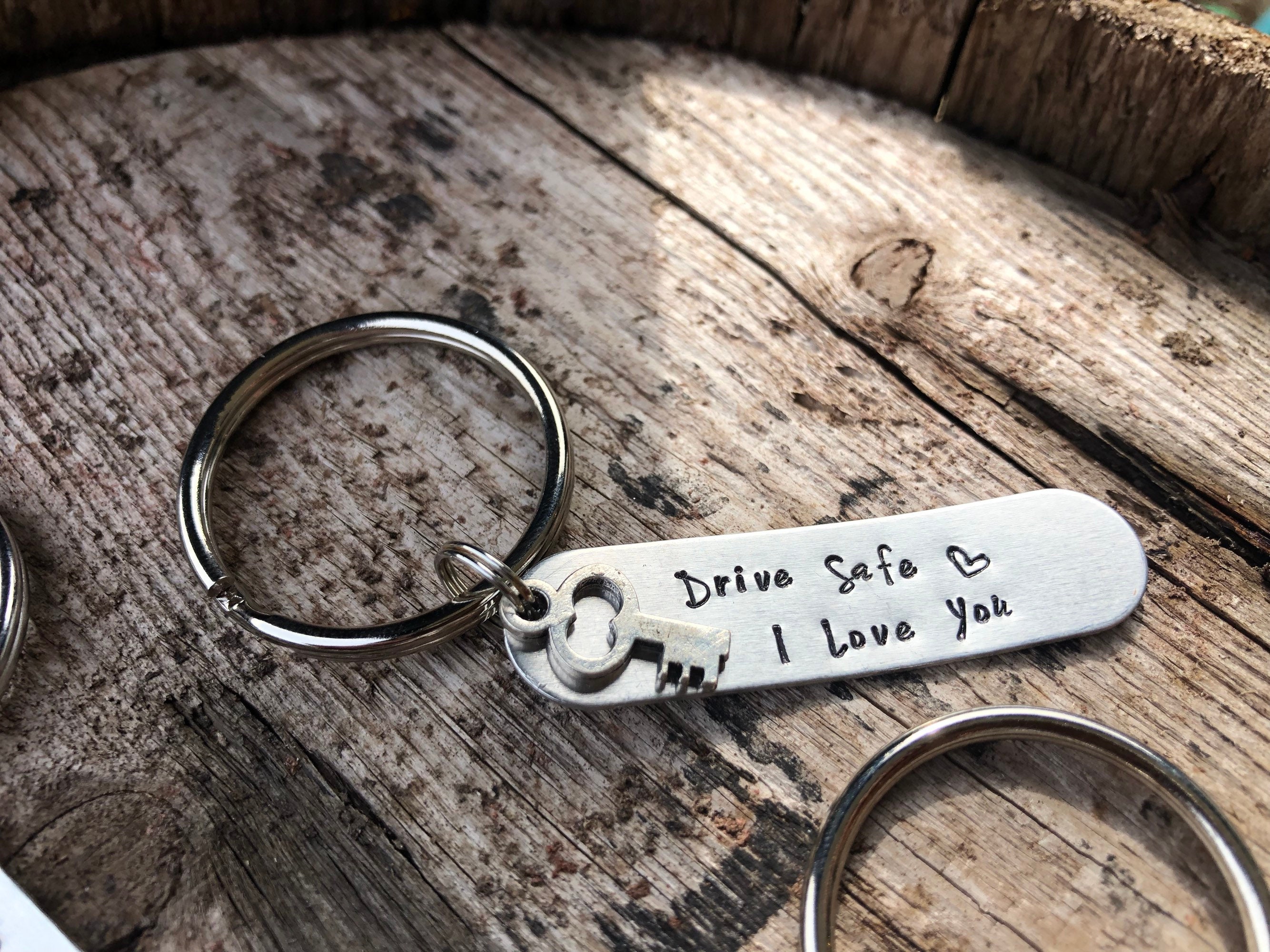 Drive Safe I Love You Keychain / Drive Safe Keyring / Drive Etsy