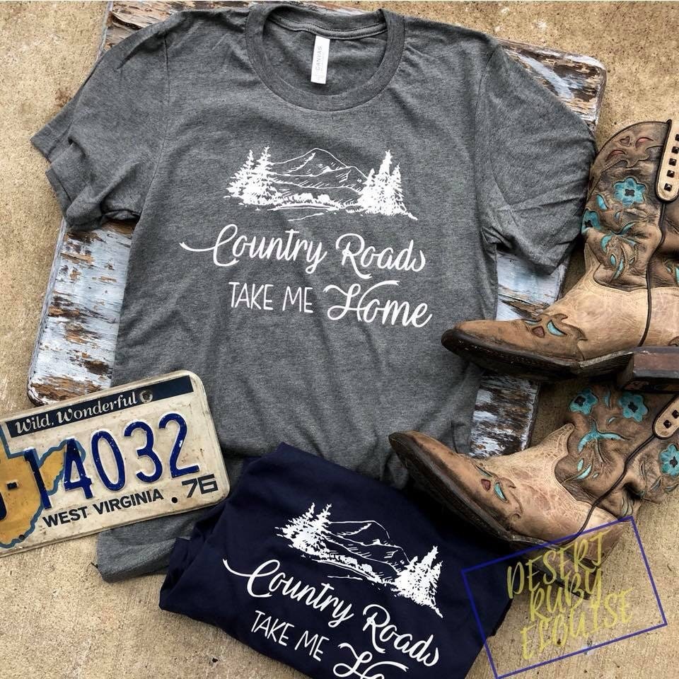 Country Roads Shirt / Mountain 