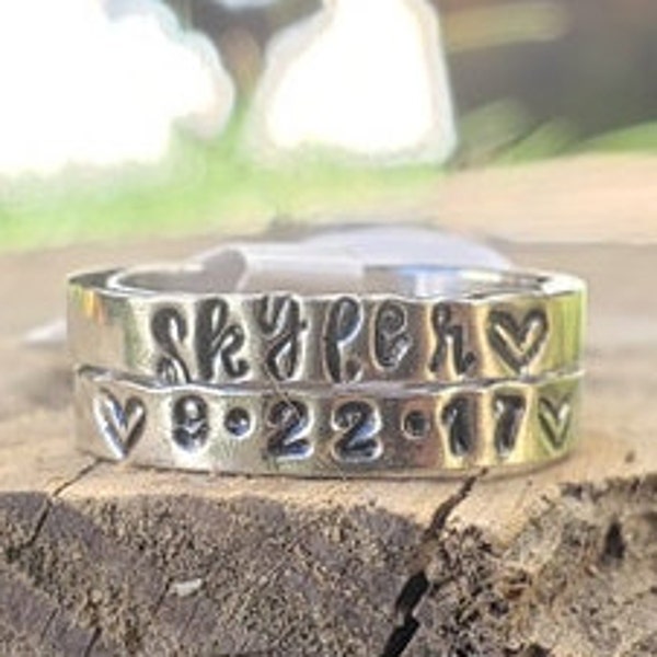 Date Ring Etsy