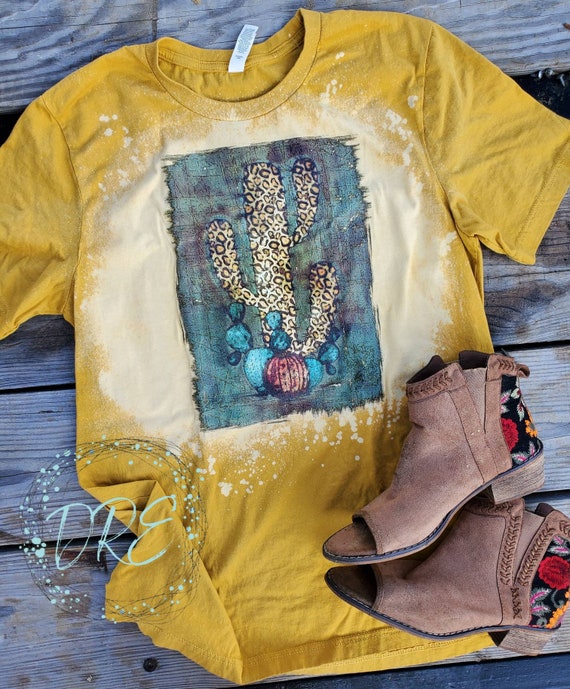 Leopard Cactus Shirt / Leopard Print 