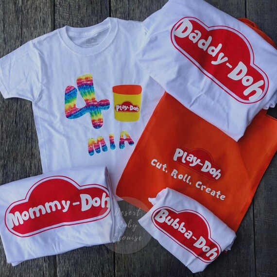 play doh birthday shirt
