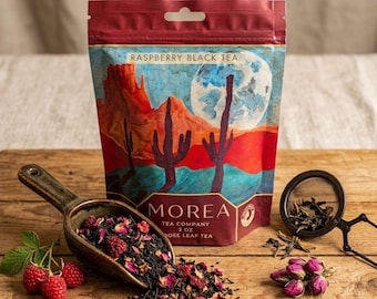 Raspberry Black Tea: organic