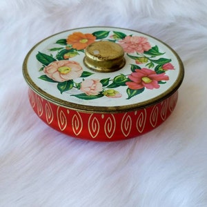 Vintage Tin, Daintee Brand, Floral Design made in England