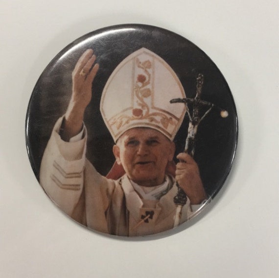 Pope John Paul II Pinback Button