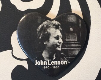 John Lennon Memorial Button
