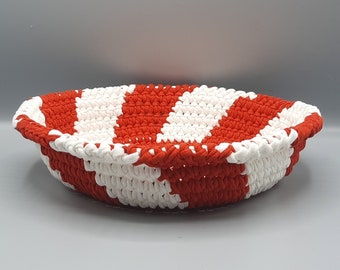 Peppermint candy basket