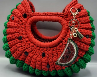 Watermelon slice-style bag