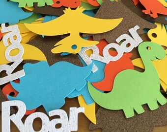 Dinosaur Confetti, Dinosaur die cut, Dinosaur decoration, Dinosaur baby shower, T-Rex, Dinosaur party, Dinos, Dinosaur, Dinosaur Birthday