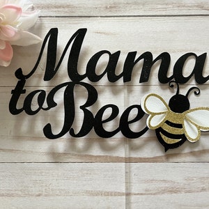 Mama to Bee Cake Topper, Baby shower cake topper, Bee Baby Shower, Bee Party, Bumble Bee, Mommy to Bee, What will it Bee