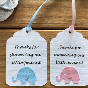 Pink and Gray Elephant Confetti, Elephant, die cut, elephant baby shower confetti, It's a Girl, elephant decoration, girl baby shower Bild 10