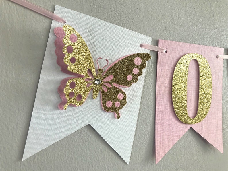 Butterfly Birthday Butterfly party Custom Butterfly Banner Name Banner One Banner Butterfly Baby Shower Butterfly 1st Birthday