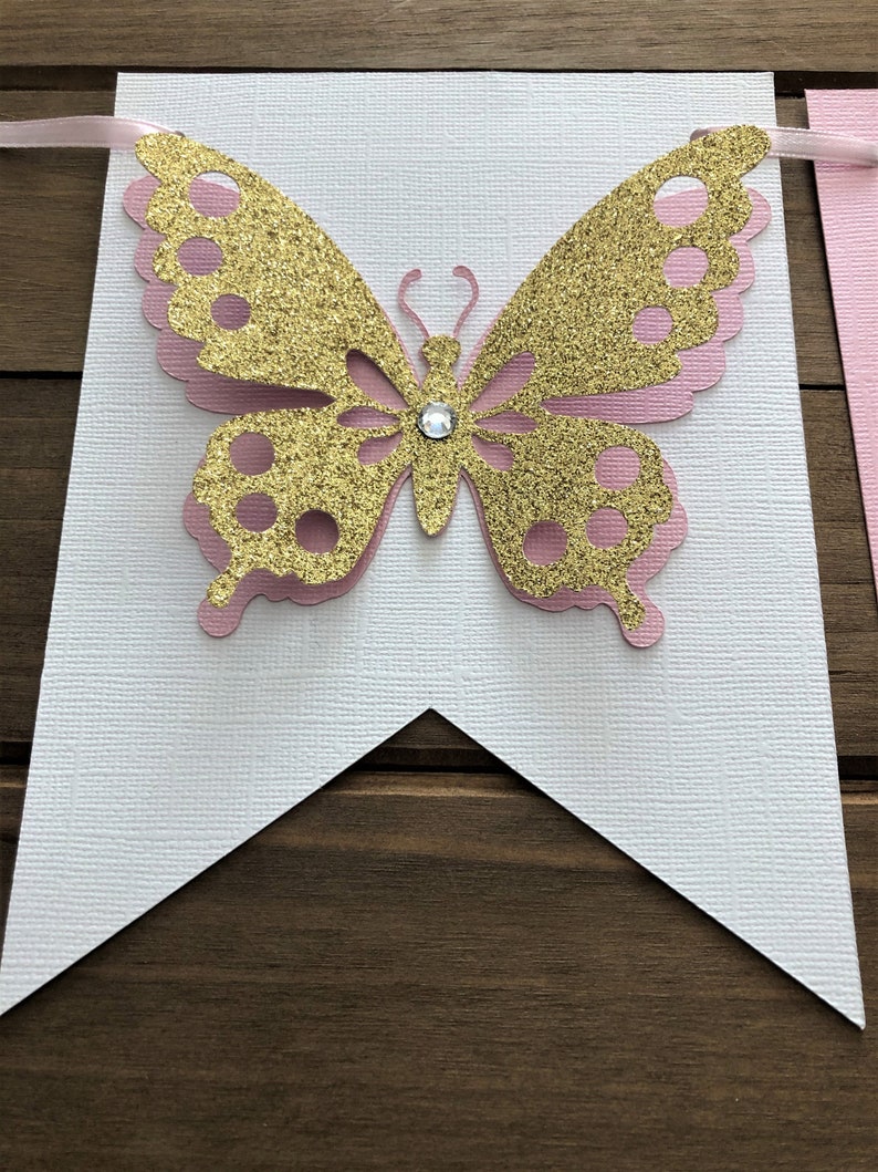Butterfly Birthday Butterfly party Custom Butterfly Banner Name Banner One Banner Butterfly Baby Shower Butterfly 1st Birthday